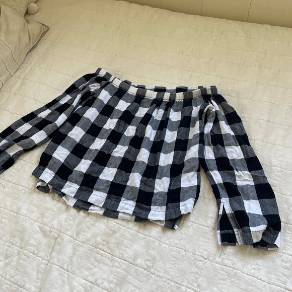 Off the shoulder gingham shirt• Size: S - Picture 6 of 6